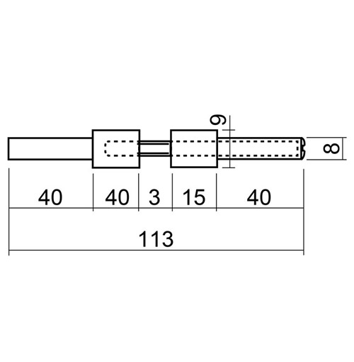 Cavilha Interrompida CDCF60MAK