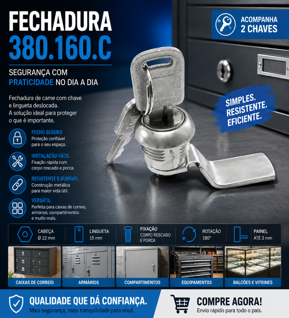 Fechadura 380.160.C